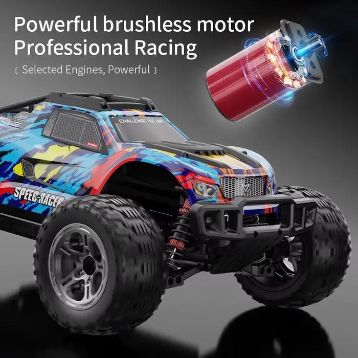 RC Voiture KF10 1:10 4WD Vitesse 70km/h Terrain Tout-Usage Blanc Noir Vert Monster Truck Occasions Spéciales