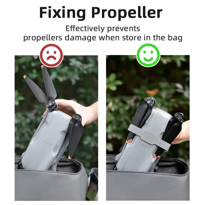 Support d'hélice fixe pour stabilisateurs de Drone DJI Air 3 Air 3S accessoires de protection base en silicone et ABS pour hélices avant arrière occasions spéciales drones