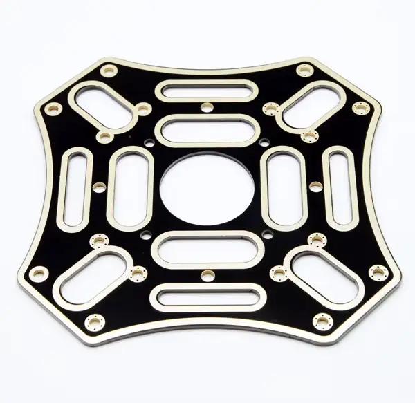Cadre quadrirotor F450 avec PDB intégré-panneau plaqué or PCB