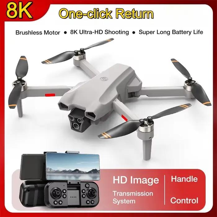 Drone de photographie aérienne à moteur brushless 8K avec flux optique