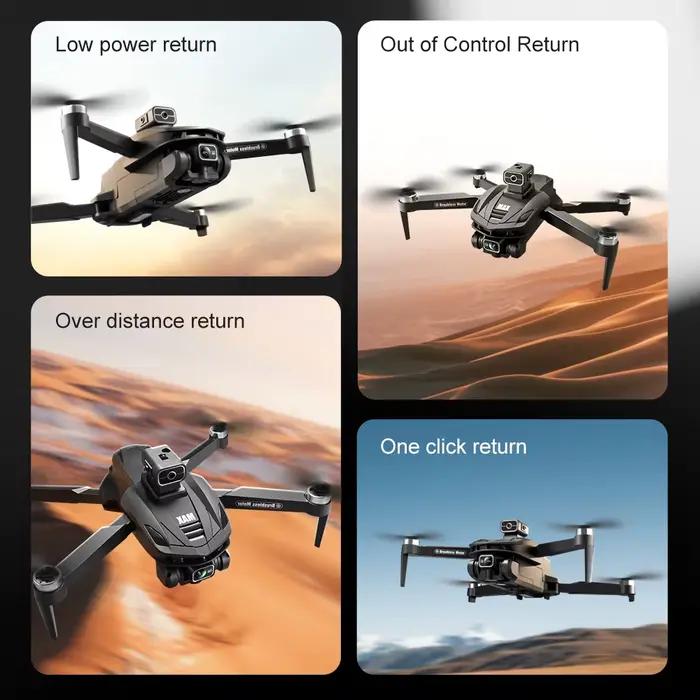 Drone Lenovo V168 MAX 4K HD 8K 5G Brushless Anti-chute à quatre axes longue portée avec évitement d'obstacles