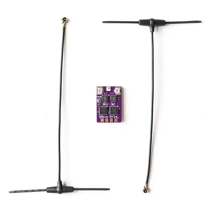 Récepteur de diversité ELRS 2.4G avec double antenne intégrée pour avions et véhicules télécommandés longue portée occasions spéciales