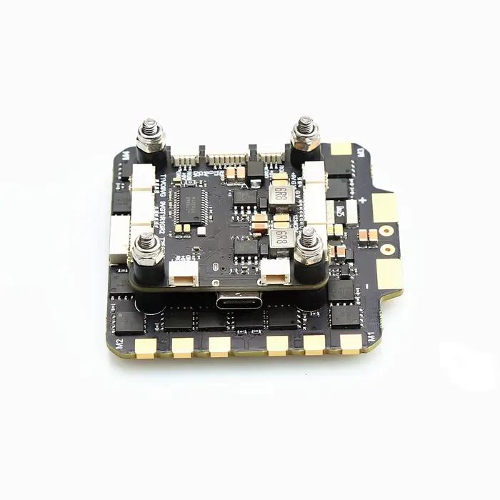 Contrôleur de vol F722 F7 80A 4 en 1 BLheli_S ESC double BEC pour cadre 10/13/15 pouces FPV accessoires de Drone de course Freestyle