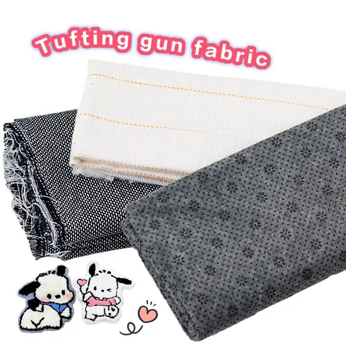 Tissu de tufting antidérapant 5Mx1M, grand tissu de moine pour pistolet de tufting de tapis à poils coupés, aiguille à poinçonner pour débutant en tufting
