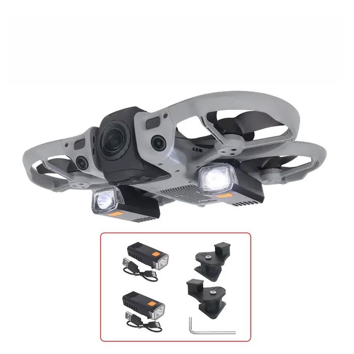 Lampe de vol nocturne pour drone DJI Avata 360 projecteur LED rechargeable trois modes haute luminosité lumière stroboscopique et de remplissage