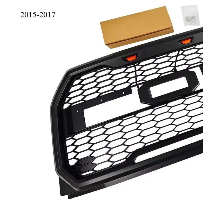 Grille de pare-chocs avant pour Ford F150 2009 2010 2011 2012 2013 2014 2015 2016 2017, grilles de course modifiées, style Raptor, kit carrosserie