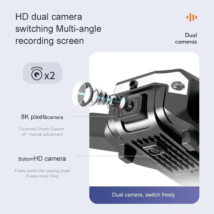 Drone G6 Pro 8K double caméra longue durée de vie de la batterie | GPS 5G pliable | 360 ° Évitement d'obstacles