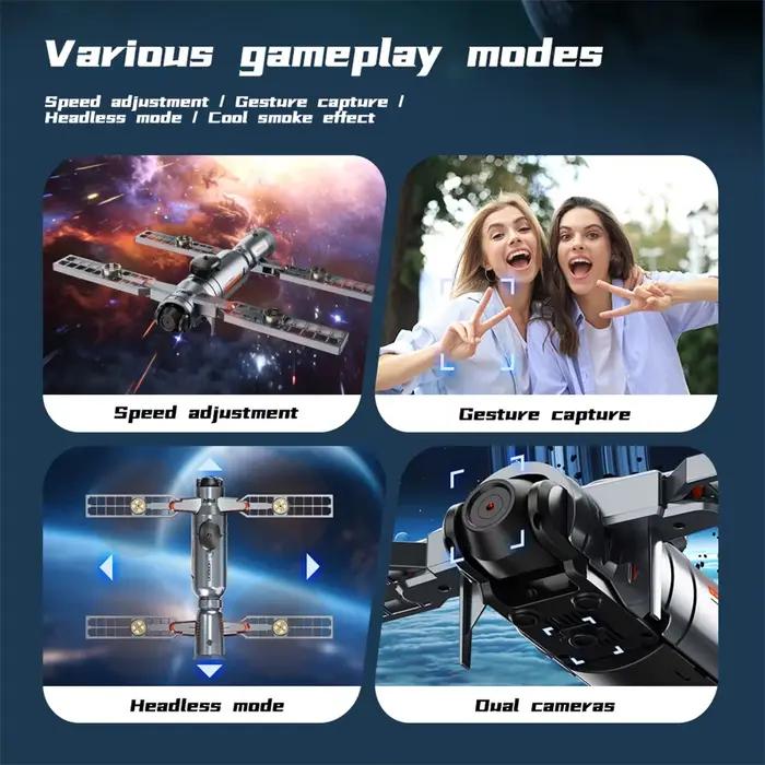 Caméra double HD professionnelle 5G sans balais 360° ° Drone RC Quadcopter 8K avec écran 4