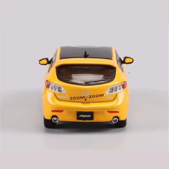 Modèle de voiture de sport en alliage MAZDA 3 MPS à l'échelle 1:64, modèle de voiture de course classique en métal moulé sous pression, collection miniature de véhicules de simulation, cadeau