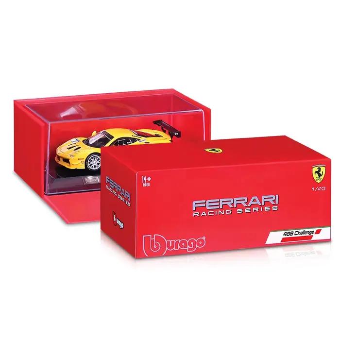 Bburago-Modèle de voiture de course de luxe moulé sous pression, Ferrari 499P LMH Testa Rossa 1959, Classic 24 HEURES DU MANS, Toy Collection Gift, 1:43