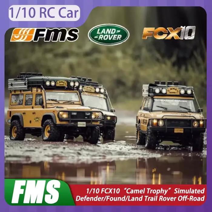 FMS 1/10 FCX10 “Camel Trophy” Modèle de véhicule tout-terrain RC RTR de type Defender/Discovery/Land Rover pour