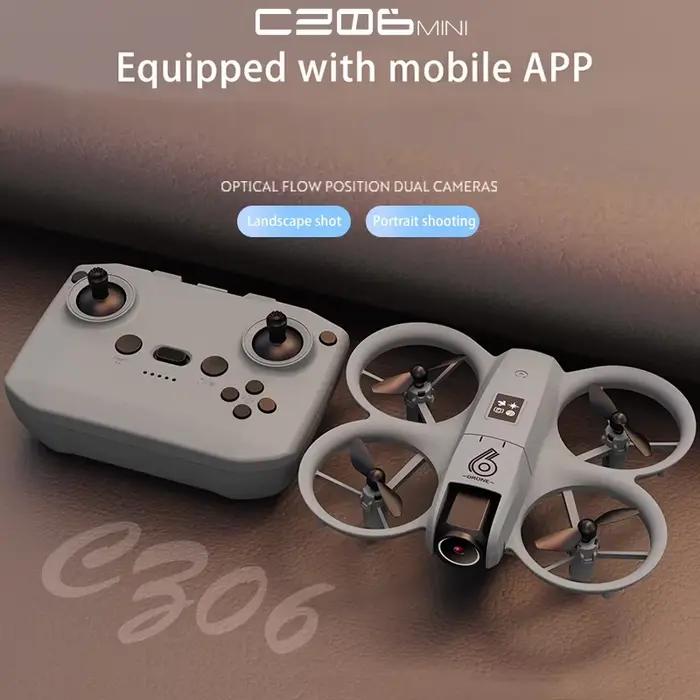 Mini Drone quadrirotor RC - Double caméra HD 480P
