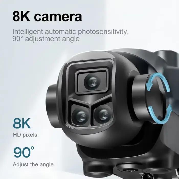 Drone Lenovo V98 8K Aérien HD Professionnel à Double Caméra