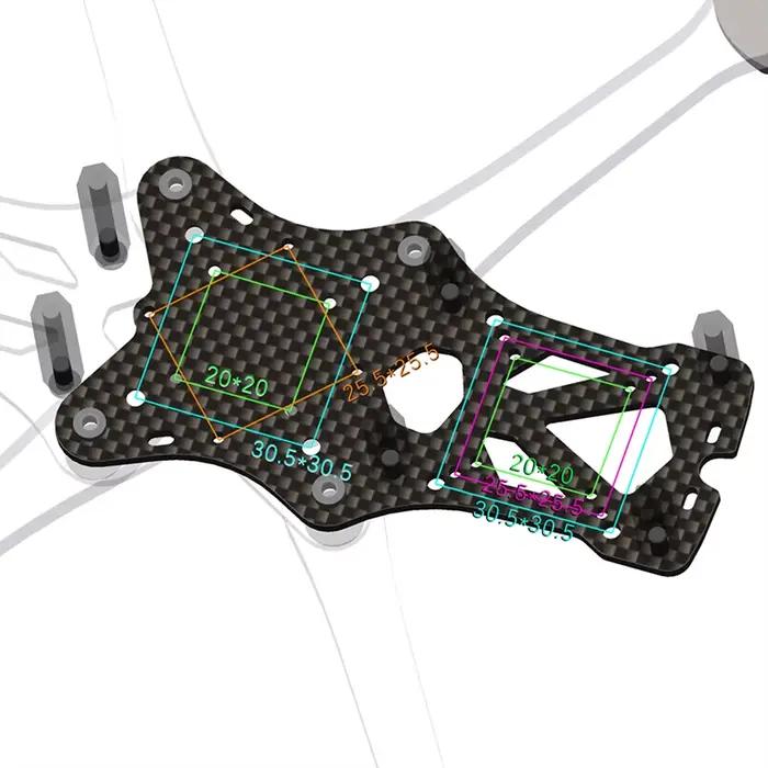 APEX EVO-Kit de cadre FPV RC pour importateur de course quadrirotor