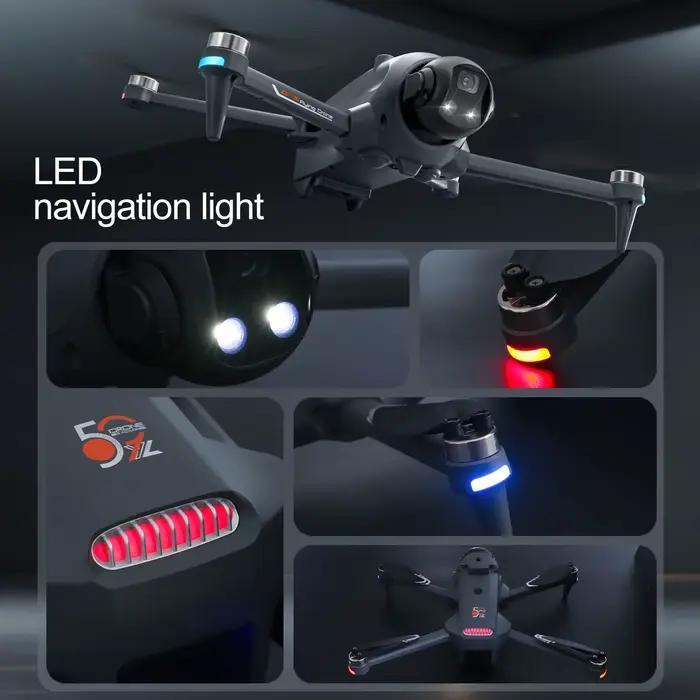 Drone GPS 4DRC YL059 avec Caméra Professionnelle 8K, Connexion Wi-Fi 5G, Télécommande RC Quadcopter pour Photographie Aérienne et Exploration de Scènes Naturelles Occasions Spéciales