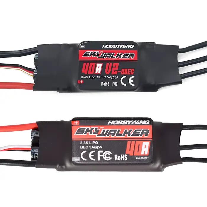 Hobbywing Skywalker V2 ESC sans balais 40A 50A 3-4S / 80A 100A 3-6S UBEC Drone contrôleur de vitesse ESC avec BEC