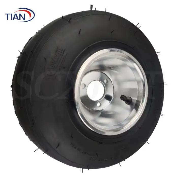 NOUVEAUX pneus 10x4.50-5 avec jantes et conception tubeless pour améliorer la traction et éviter les crevaisons, adaptés aux tricycles de drift.