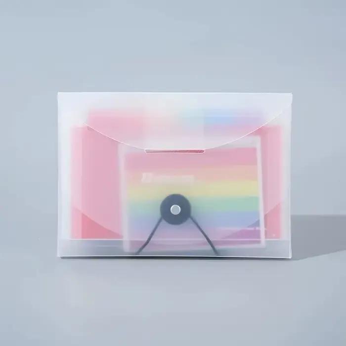 Porte-documents accordéon 13 pochettes, format A6 mini pour le rangement, la classification des données, organise les documents, les cartes, les coupons, cadeau idéal