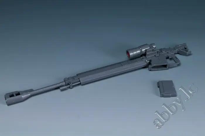 Modèle en plastique de fusil d'anti-soleil de ASR-78 MS pour MG 1/100 Zaku I II 1 2 Le MS-06S C R de MSD Cucuruz Doan d'origine MS-05 la mobilité élevée