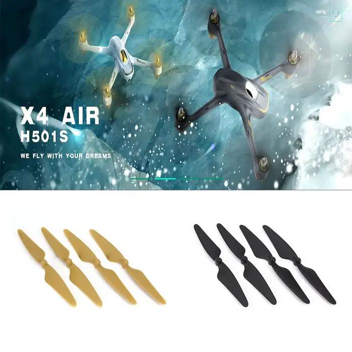 2 paires d'hélices Hubsan H501S CW/CCW originales