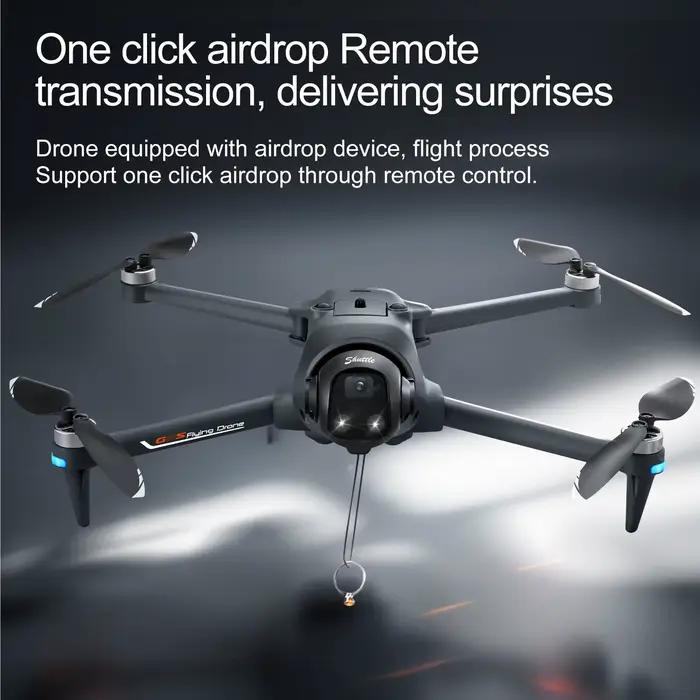 Drone GPS 4DRC YL059 avec Caméra Professionnelle 8K, Connexion Wi-Fi 5G, Télécommande RC Quadcopter pour Photographie Aérienne et Exploration de Scènes Naturelles Occasions Spéciales