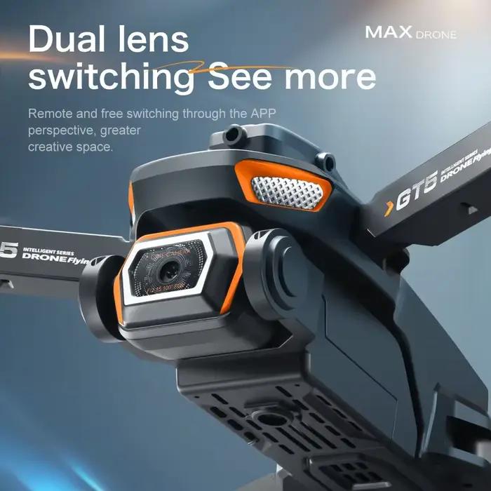 Mini Drone professionnel 4K double caméra 5G WIFI FPV moteur sans brosse évitement pliable quadrirotor Dron cadeaux