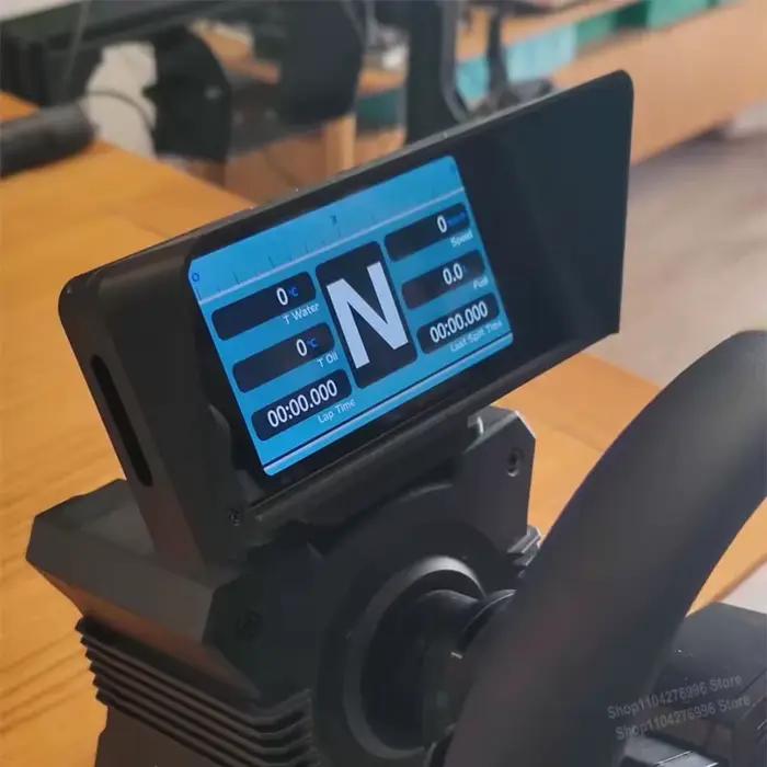 Jeu de simulation de course avec support de téléphone réglable pour plusieurs modèles, compatible avec les bases MOZA R3 R5 R9 R12