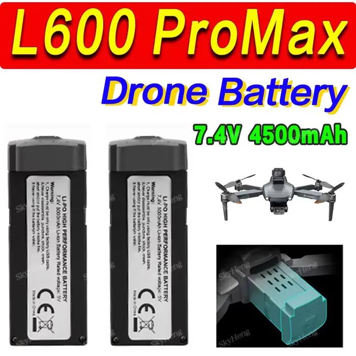 Batterie de drone LYZRC L600 ProMax 7 4V 4500mAh 30minutes de durée de vol pour Drone LYZRC L600 ProMax occasions spéciales