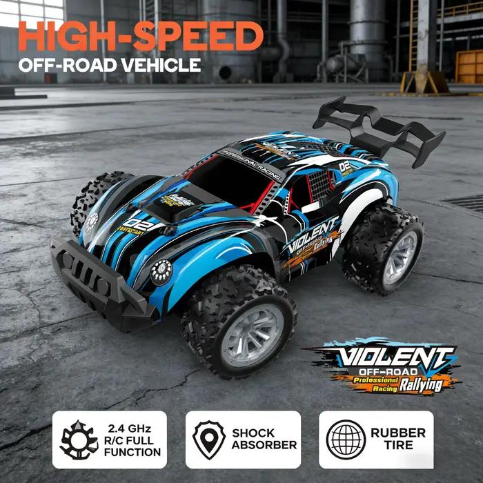 Voiture de drift RC à deux roues motrices, voiture de course électrique télécommandée, jouets de camion télécommandés, voiture télécommandée électrique pour le plaisir du drift