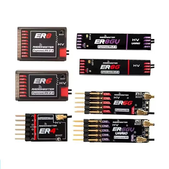 ER4 4CH ER6 6CH ER8 8CH 2.4G ELRS récepteur PWM pour avion RC système de contrôle de Drone FPV