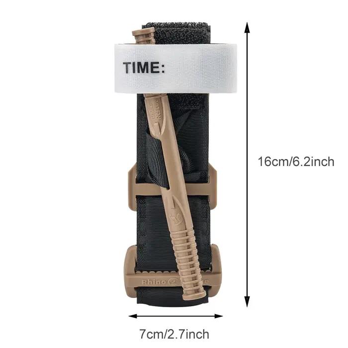 Garrot médical de sauvetage Rhino, hémostase tactique d'urgence en plein air, facile à utiliser, traumatologie pour le Camping et la randonnée