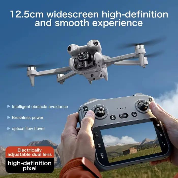 NOUVEAU Drone GPS avec double caméra 8K HD 360 ° FPV 5G WIFI moteurs sans balais Intelligence évitement d'obstacles