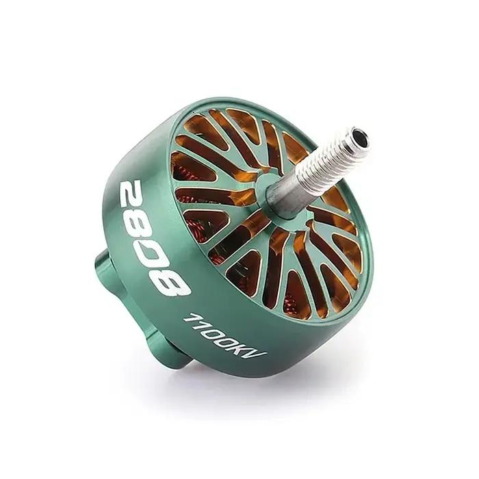DIATONE MAMBA TOKA 2808 1100KV moteur sans balais avec arbre en alliage de titane de 6mm Compatible hélice de 7 pouces 4-6S pour Drone de course FPV
