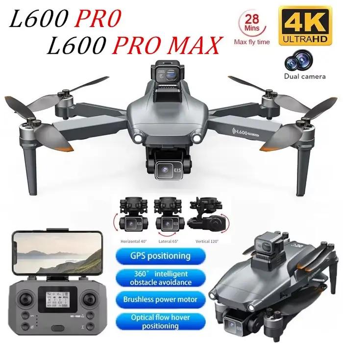 Drone GPS L600 PRO/L600 PRO MAX avec caméra HD professionnelle 4K