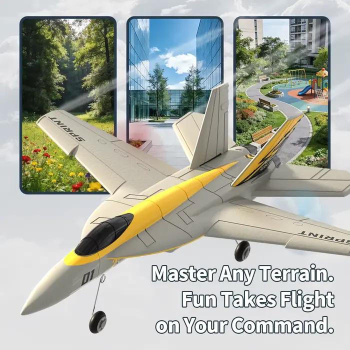 Avion télécommandé F18 Hornet RC Glider 2.4G 2CH 6 axes avec stabilisation