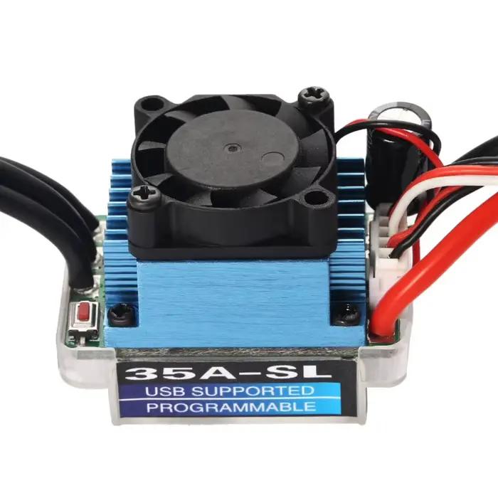 Contrôleur de vitesse sans balais RC Racing 120A 25A 35A 60A SL ESC pour voiture camion RC 1/10 1:10 1:12