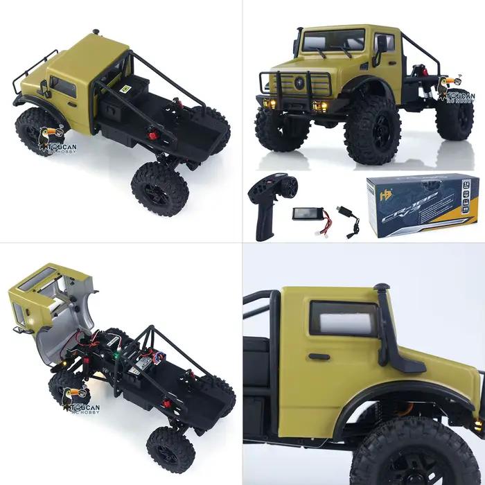 RTR 1/18 RC Rock Crawler voiture CR18P V3 4WD véhicule d'escalade tout-terrain prêt à courer Hobbywing moteur sans brosse ESC LED garçons jouets