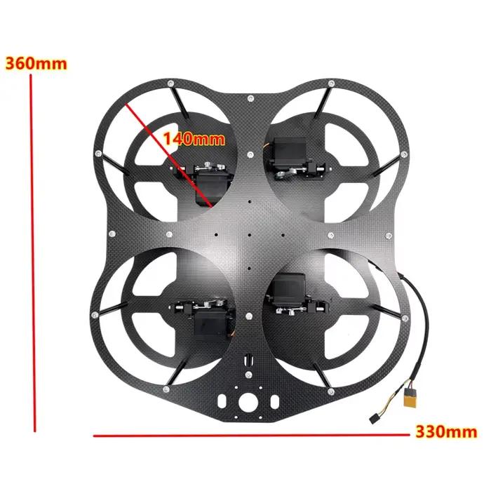Dispositif de lancer de balles parabolique XAERO DIY pour drone UAV