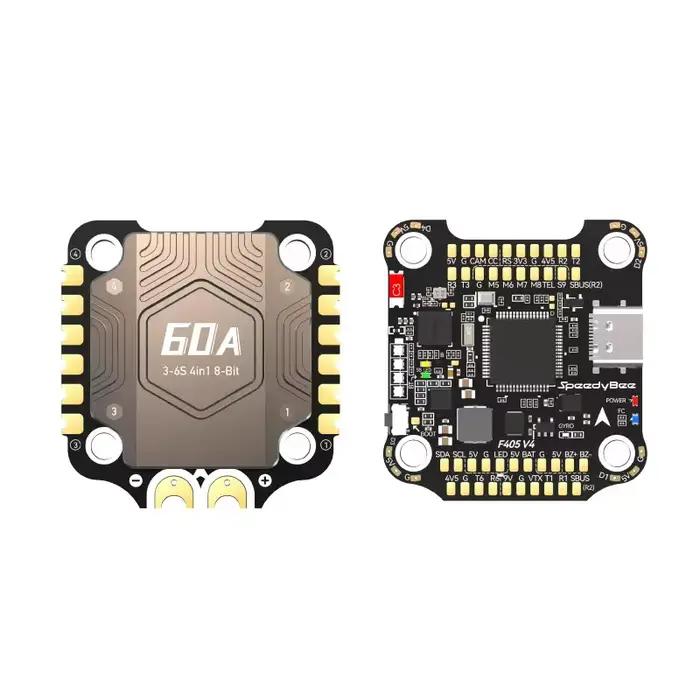 Contrôleur de vol SpeedyBee F405 V4 BLS 60A 30x30 + Stack ESC 4-en-1 60A pour drone FPV Freestyle