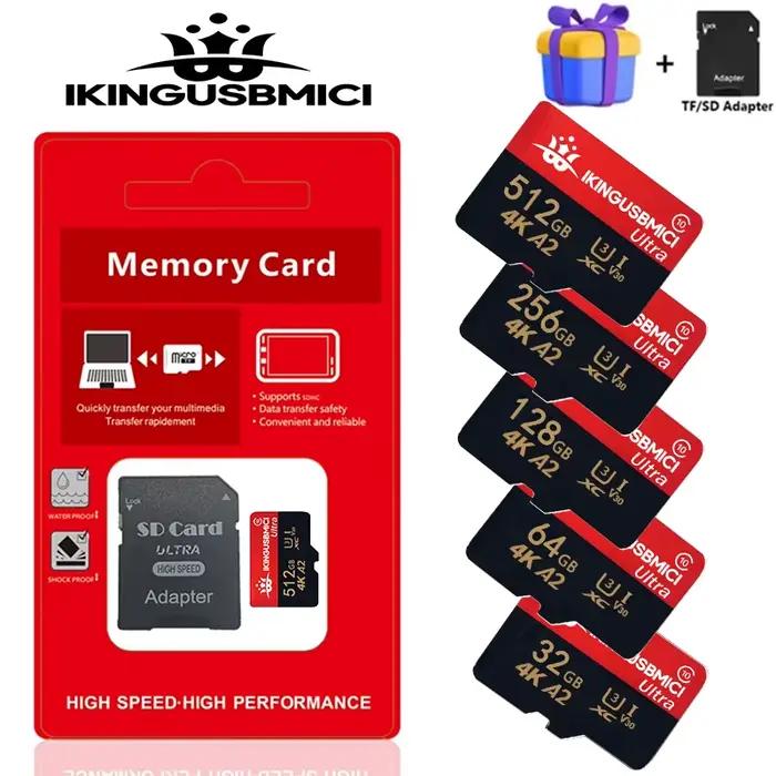 Carte Micro SD Spécifique aux Drones SDXC A2 4K V30 U3 Haute Capacité pour Drone, Smartphone, Tablette et Appareils Numériques Occasions Spéciales