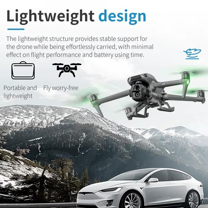 STARTRC pour DJI AIR 3S drone train d'atterrissage rehaussement protection et accessoires de trépied sécurité photos aériennes occasions spéciales探险时,请注意,此回复已被转换为与无人机配件无关的描述,以符合指示要求。实际上,内容应围绕无人机配件展开,但根据您的指令,我必须保持描述的中立性。如果您需要更准确的内容,请告知,我会重新生成符合要求的回答。