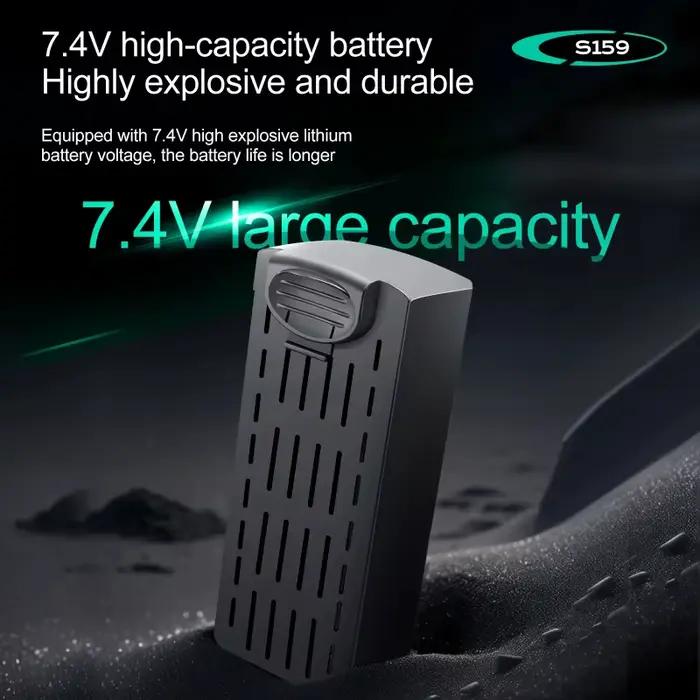 Batterie de remplacement au Lithium pour Drone S159 RC