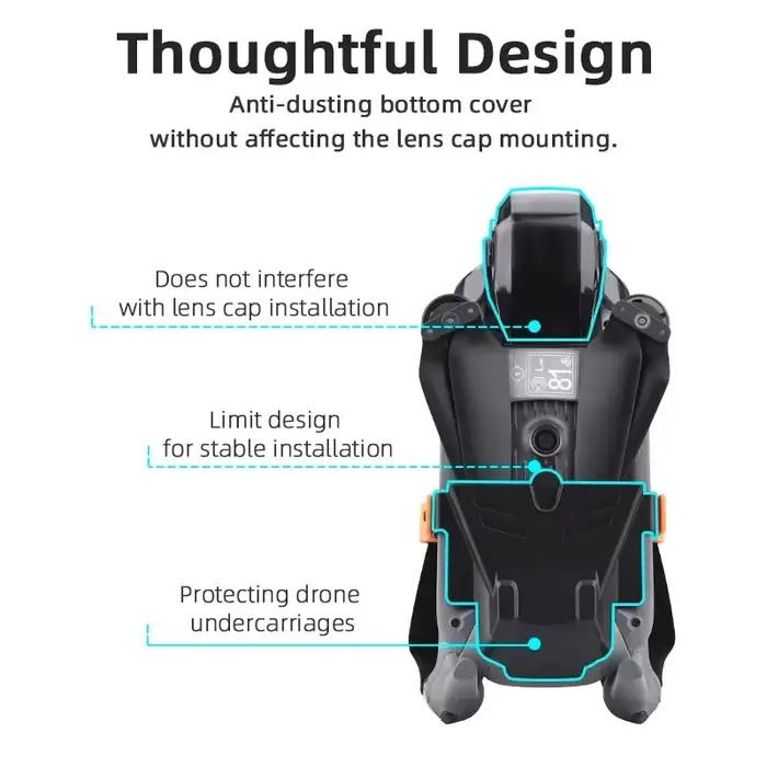 Support d'hélice pour DJI Air 3/3S en silicone et ABS, stabilisateur d'hélices, kit de protection avec installation snap-on pour hélices robustes et sécurisées