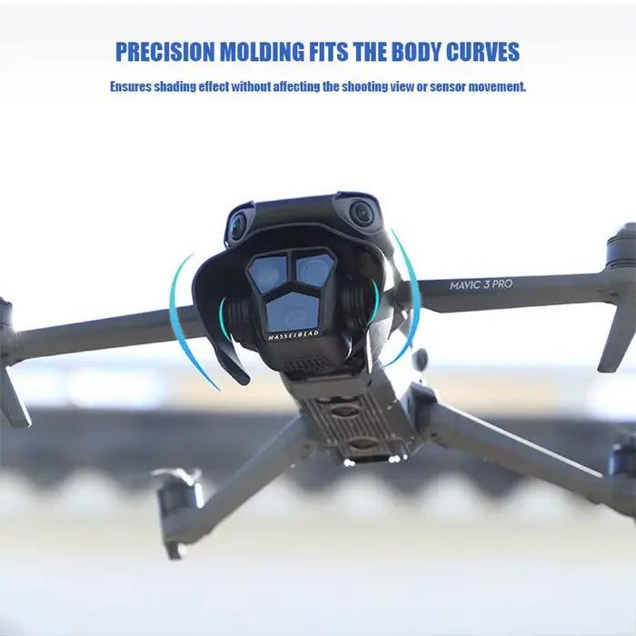 Volodymyr Pare-soleil d'objectif de caméra de drone pour Mavic 3 Pro Capuchon de protection solaire