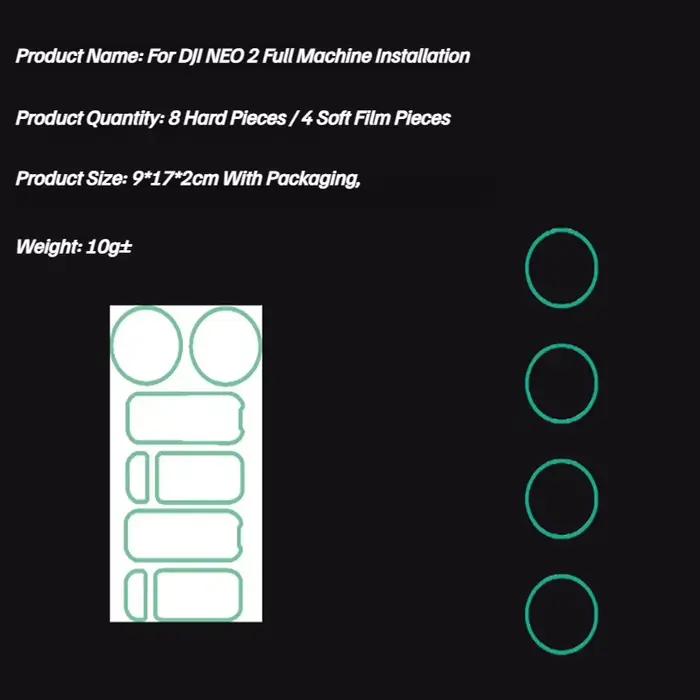 Pour DJI Neo 2 Nano lentille Film de protection Radar HD