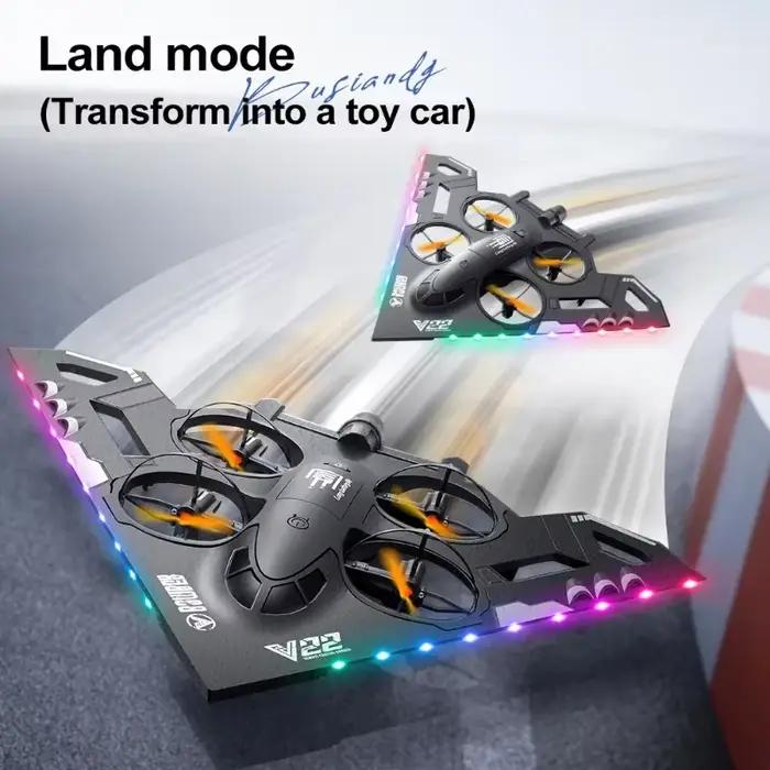 Avion Radiocommandé V22 avec Drone pour Garçon et Fille