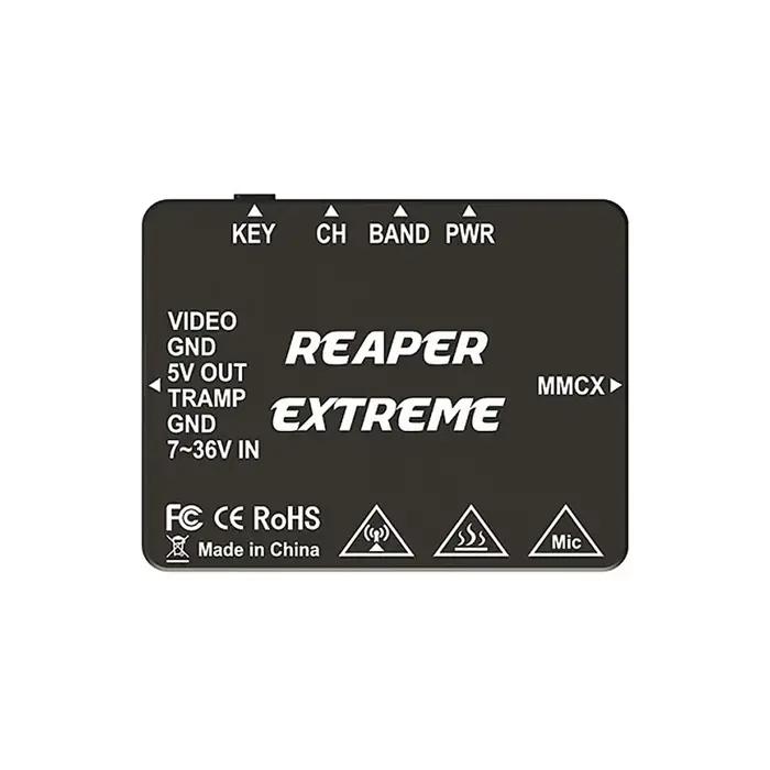 FOXEER 4.9G-6G Reaper Extreme V2 2.5W 80CH VTX 25mW/200mW/500mW / 1.5W/2.5W Réglable 2-8S 20X20mm pour Drone FPV Longue