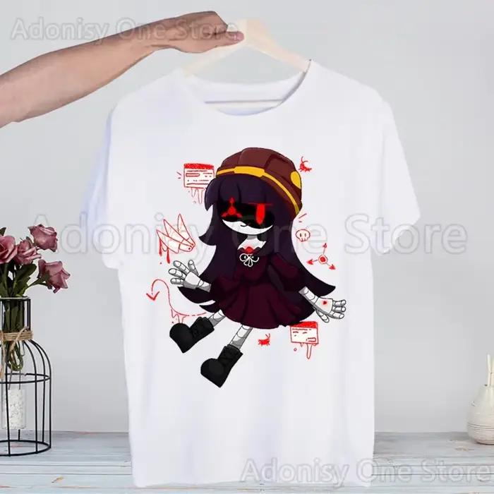 Meurtre Drones mode homme T-shirt été mode T-shirt décontracté blanc drôle dessin animé imprimé T-shirt Hip Pop hauts T-shirt