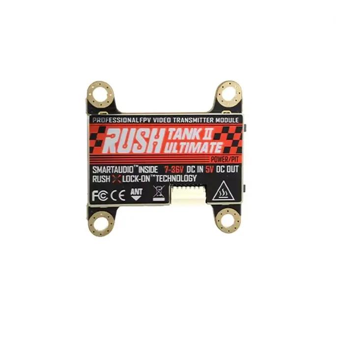 RUSHFPV RUSH Tank II Ultimate VTX 5.8G 48CH RaceBand Pitmode 25mW 200mW 500mW 800mW Réglable pour Drone FPV de Course RC 2-8S