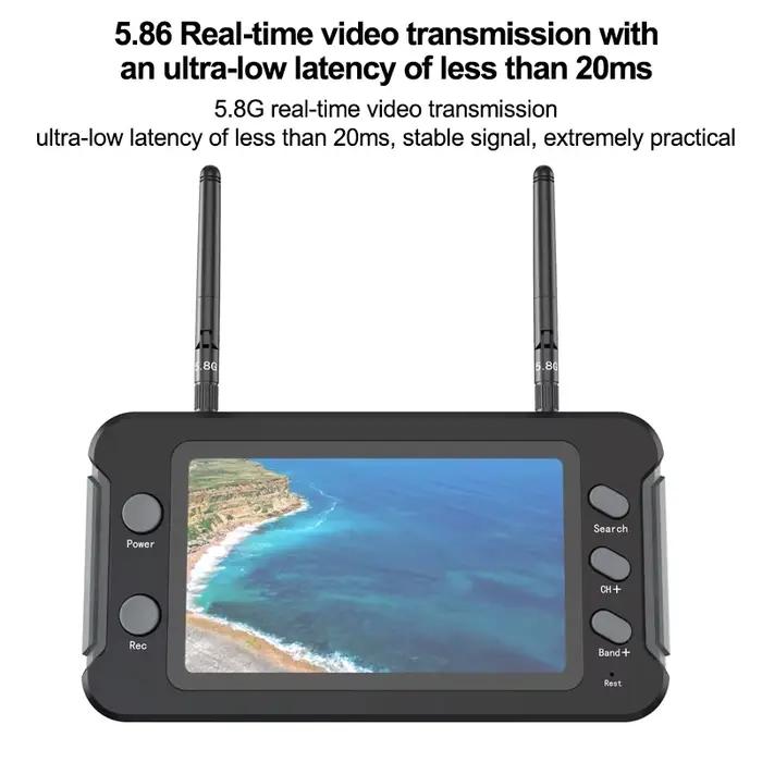 Moniteur FPV 5.8G avec DVR